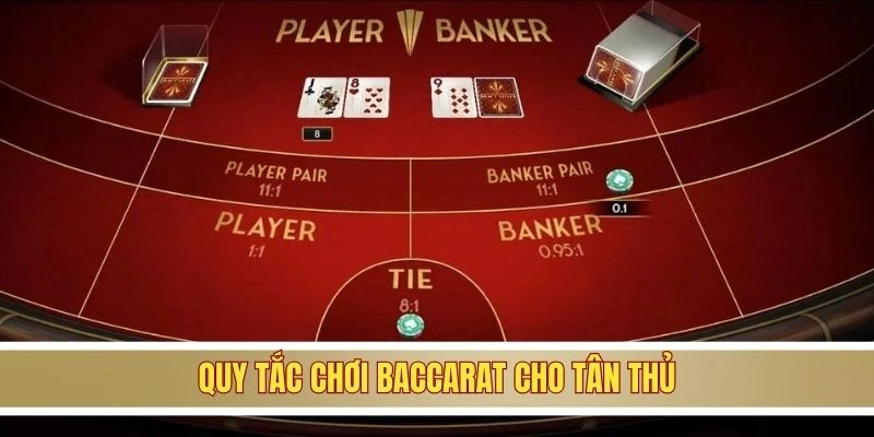 Quy tắc chơi Baccarat cho tân thủ